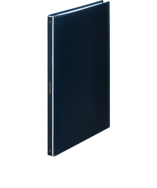 キングジム（KING　JIM）　クリアーファイル　ヒクタス（透明）　A4タテ型　7281TW　ネイビー