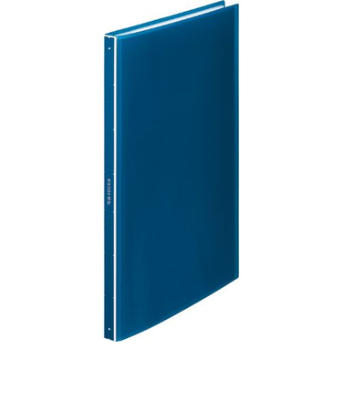 キングジム（KING　JIM）　クリアーファイル　ヒクタス（透明）　A4タテ型　7281TW　青