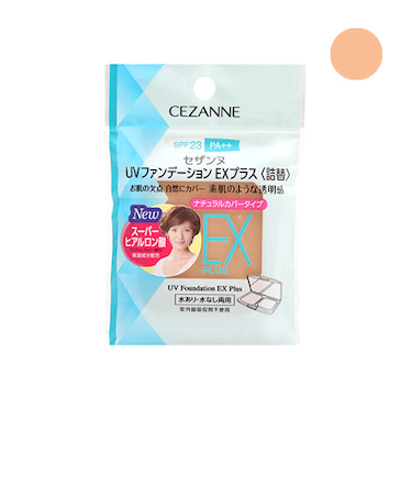 セザンヌ　UVファンデーション　EXプラス　詰替　EX3　オークル