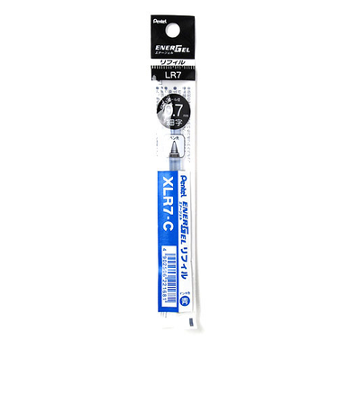 ぺんてる（Pentel）　ジェルボールペン替芯　0.7mm　XLR7-C　青