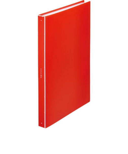 キングジム（KING　JIM）　クリアーファイル　ヒクタス（透明）　A4タテ型　7281－3T　赤