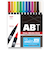 トンボ鉛筆（Tombow）　デュアルブラッシュペン　12色ベーシック　AB－T12CBA