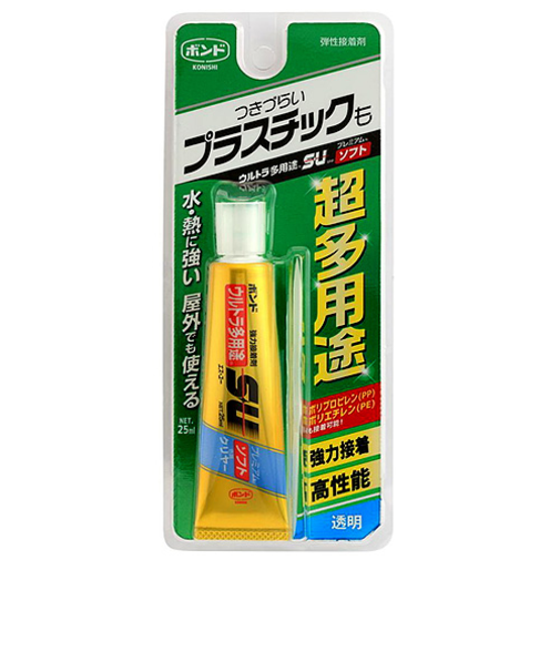 コニシ　ボンド　ウルトラ多用途S・Uプレミアムソフト　クリヤー　25mL