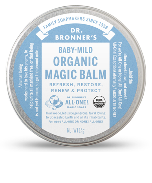 ドクターブロナー（DR.BRONNER’S）　オーガニックバーム　ベビーマイルド　14g