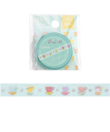 ビージーエム（BGM）　マスキングテープ　BM-LSG145　お茶時間