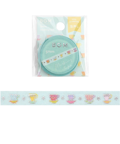 ビージーエム（BGM）　マスキングテープ　BM-LSG145　お茶時間