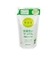 ミヨシ石鹸　無添加　食器洗いせっけん　350mL　詰替