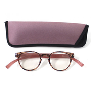 ベイライン（Bayline）　リーディンググラス　ネックリーダーズ　ボストン　バイカラー　PC－6215－H　デミブラウン×ピンク　2.5　（一般医療機器）