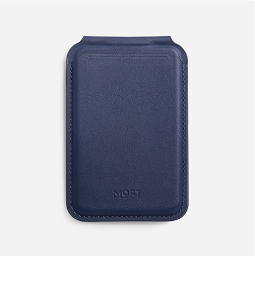 モフト（MOFT）　フラッシュウォレット＆スタンド　MOVAS　MagSafe対応　ディープブルー