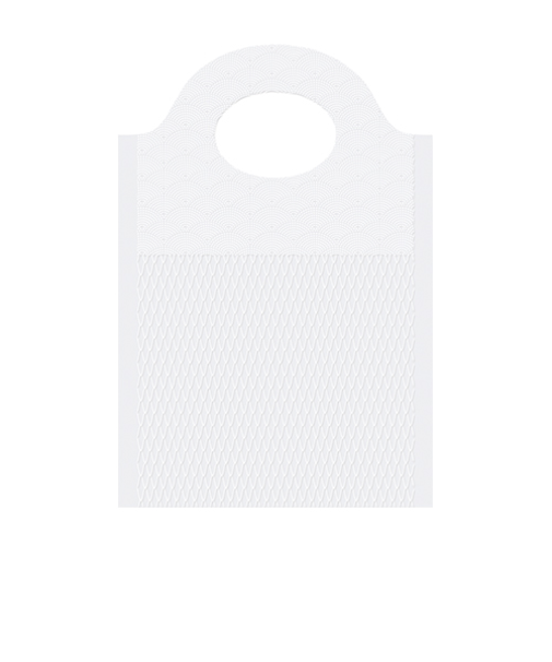 インディゴ　PP494　お福分け袋　S　網目紋つなぎ　白　10枚入