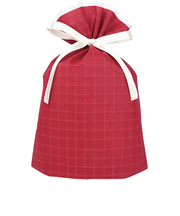 インディゴ　ワッフルバッグ　M　レッド　PG003