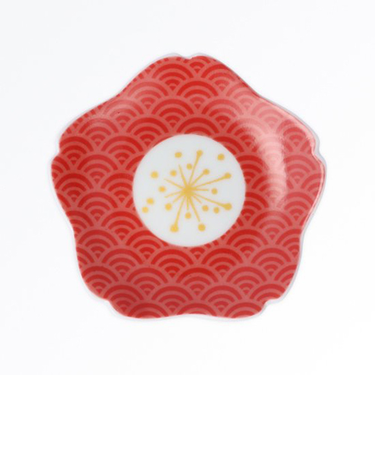 ハレクタニ　さくら小皿　HR－109　青海波