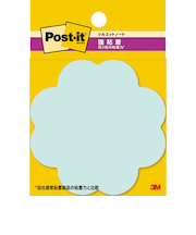 スリーエム（3M）　ポストイット　強粘着シルエットノート　SSS－FLU　フラワー