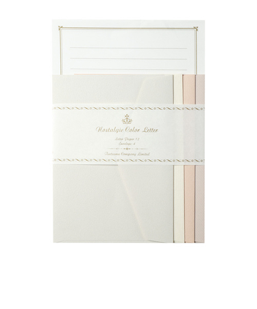 包む　レターセット　ノスタルジックカラー　TL0C2　ウォームペール