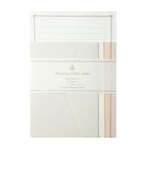 包む　レターセット　ノスタルジックカラー　TL0C2　ウォームペール