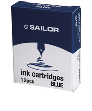 セーラー万年筆（SAILOR）　カートリッジインク　ジェントルインク　ブルー　12本入