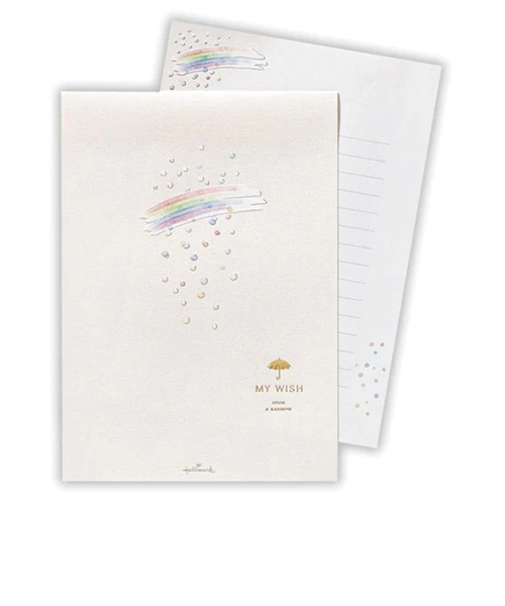 ホールマーク（Hallmark）　レターパッド　プレミアムレター　818920　MY　WISH　虹2