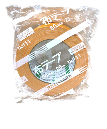 オカモト　布粘着テープ　No.111カラー　オレンジ
