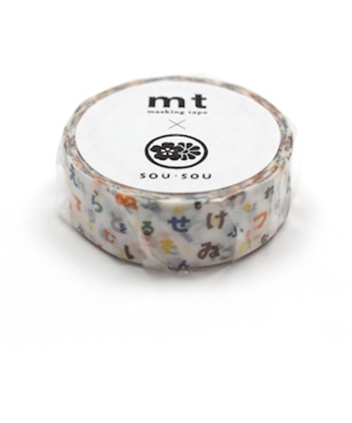 カモ井　マスキングテープ　mt　SOU・SOU　MTSOU06　色は匂へど