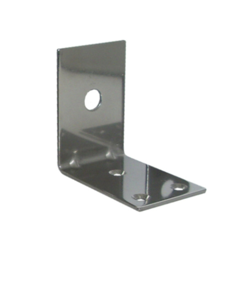 ステンリブ付巾広金物　ボルト穴　SUS304　60