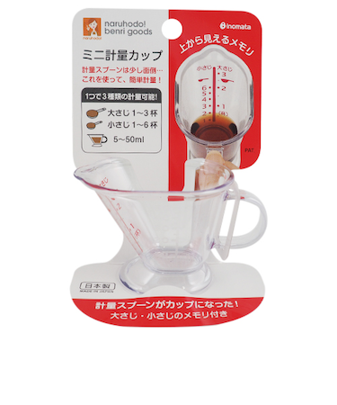 イノマタ化学　ミニ計量カップ　1095　クリアー