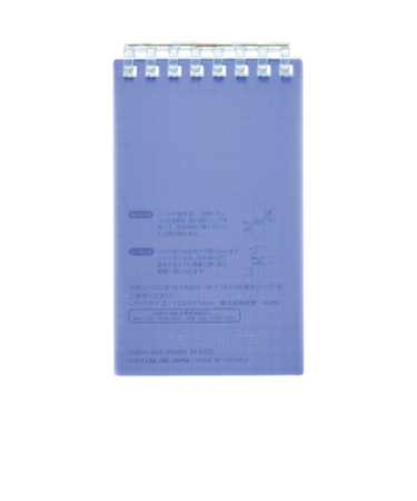 リヒトラブ（LIHIT　LAB.）　オープンリングノート　メモサイズ　N2720－11　ネイビー