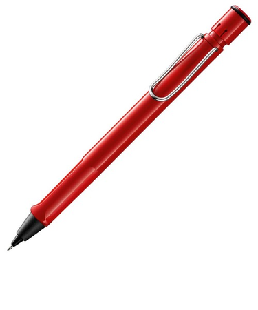 ラミー（LAMY）　サファリ　シャープペン　0.5mm　レッド　1P