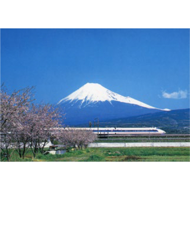 エヌ・ビー・シー　東海道新幹線と富士山　富士－010