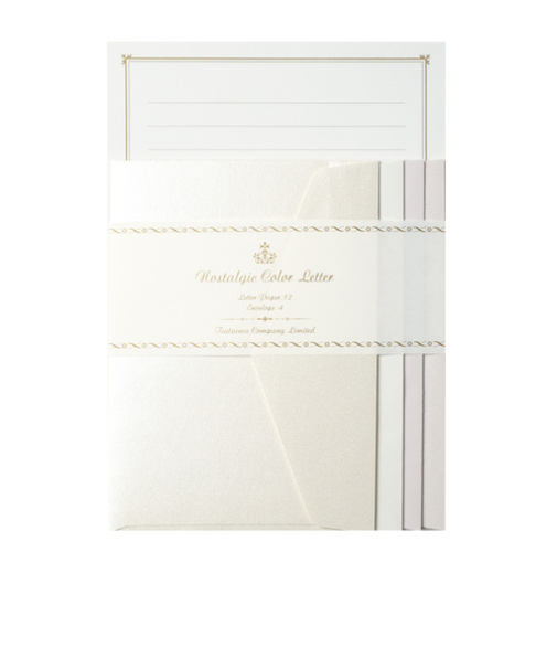 包む　レターセット　ノスタルジックカラー　TL0C1　パール