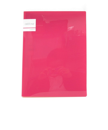 セキセイ　クリヤーA4　20ポケット　AD－2021　ピンク