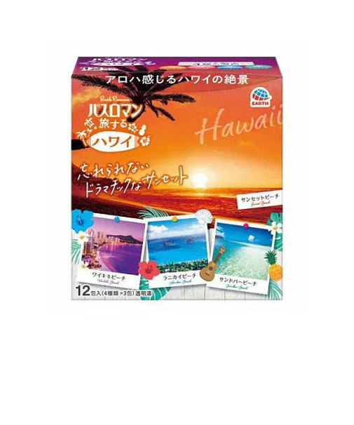 アース製薬（EARTH）　バスロマン　旅するハワイ　12包入り　（医薬部外品）