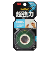 3M　超強力両面テープ　透明素材用　12×1.5M