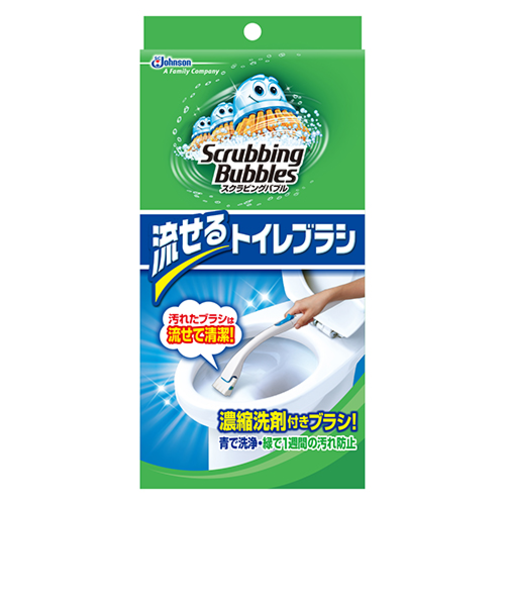ジョンソン　シャット流せるトイレブラシ　本体