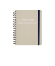 【2025年10月始まり】 デルフォニックス(DELFONICS) ロルバーンダイアリー L マンスリーブロック 160005_191 グレージュ 月曜始まり