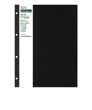 ハンズオリジナル　リングアルバム　書き込める台紙　A4　ブラック