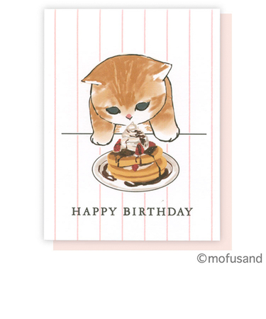 アクティブコーポレーション　モフサンド　ミニカード　MG－33　バースデー