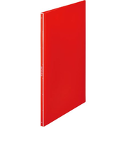 キングジム（KING　JIM）　クリアーファイル　ヒクタス（透明）　A4タテ型　10ポケット　7281TH　赤