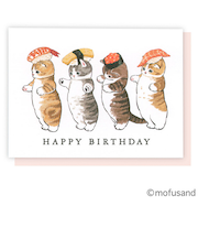 アクティブコーポレーション　モフサンド　ミニカード　MG－34　バースデー