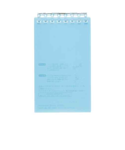 リヒトラブ（LIHIT　LAB.）　オープンリングノート　メモサイズ　N2720－14　ライトブルー