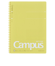 コクヨ（KOKUYO）　キャンパス　ソフトリングノート　ドット罫　40枚　B5　ス－S111BT－Y　イエロー