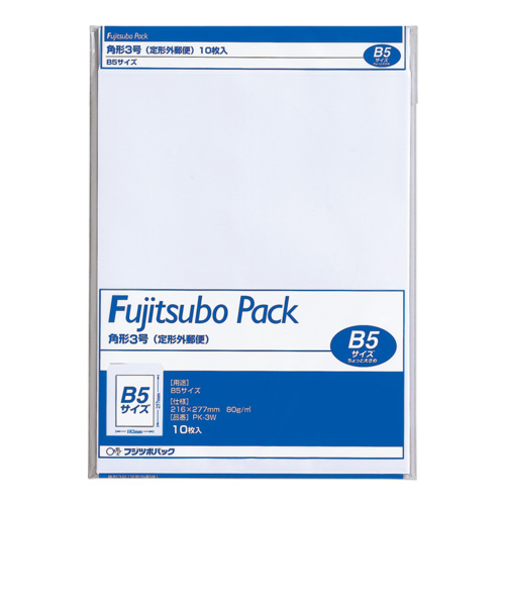 マルアイ　藤壺クラフトパック　角3　80G　PK－3W　ホワイト　10枚入