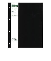 ハンズオリジナル　リングアルバム　スクラップ台紙　A4　ブラック