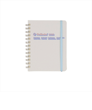 【2025年10月始まり】　デルフォニックス（DELFONICS）　ロルバーンダイアリー　ドロップ　M　マンスリーブロック　160004_100　ホワイト　月曜