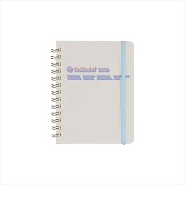 【2025年10月始まり】　デルフォニックス（DELFONICS）　ロルバーンダイアリー　ドロップ　M　マンスリーブロック　160004_100　ホワイト　月曜