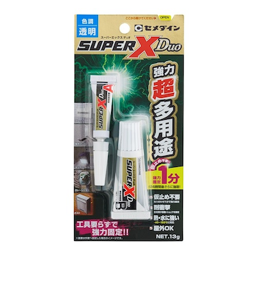 セメダイン　スーパーX　デュオ（Duo）　13g　AX-231　透明色