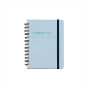 【2025年10月始まり】 デルフォニックス(DELFONICS) ロルバーンダイアリー M マンスリーブロック 160003_360 ライトブルー 月曜始まり