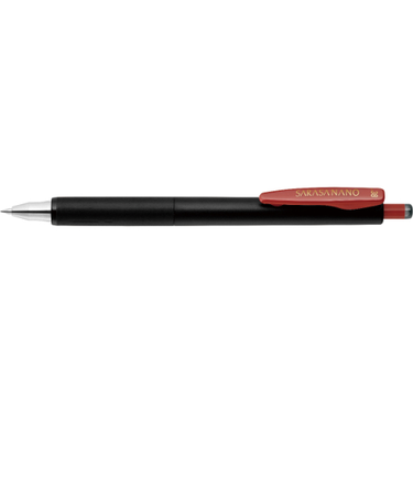 ゼブラ（ZEBRA）　サラサナノ　0.38mm　ビンテージカラー　JJX72－VCB－N　カシスブラック