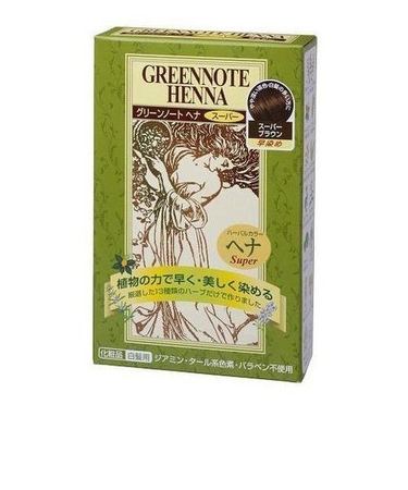 グリーンノート　ヘナ　スーパーブラウン