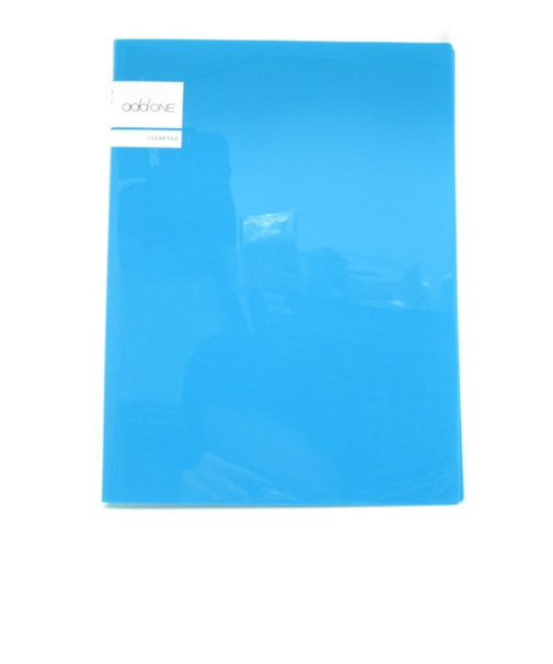 セキセイ　クリヤーA4　20ポケット　AD－2021　ブルー
