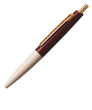 アンテリック(ANTERIQUE) ミニボールペン マルーン×ベージュ